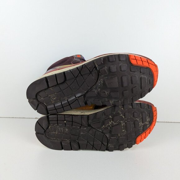 Nike Air Max 1 Sneakerboot Mid Deep Burgundy Iridescent 685269 600 W 7.5 | M 6. - Picture 8 of 9